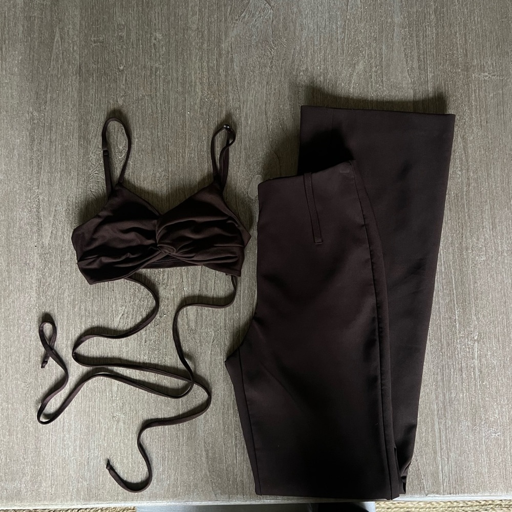 Tiger Mist Brown Set